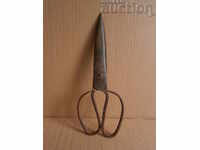 hand forged large scissors 18th century primitive
