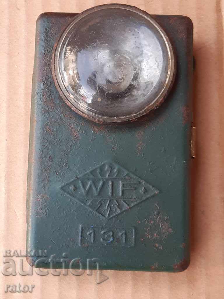 Military flashlight VIF 131, Germany, Third Reich, WW II Military flashlight VIF 131, Germany, Third Reich, WW II