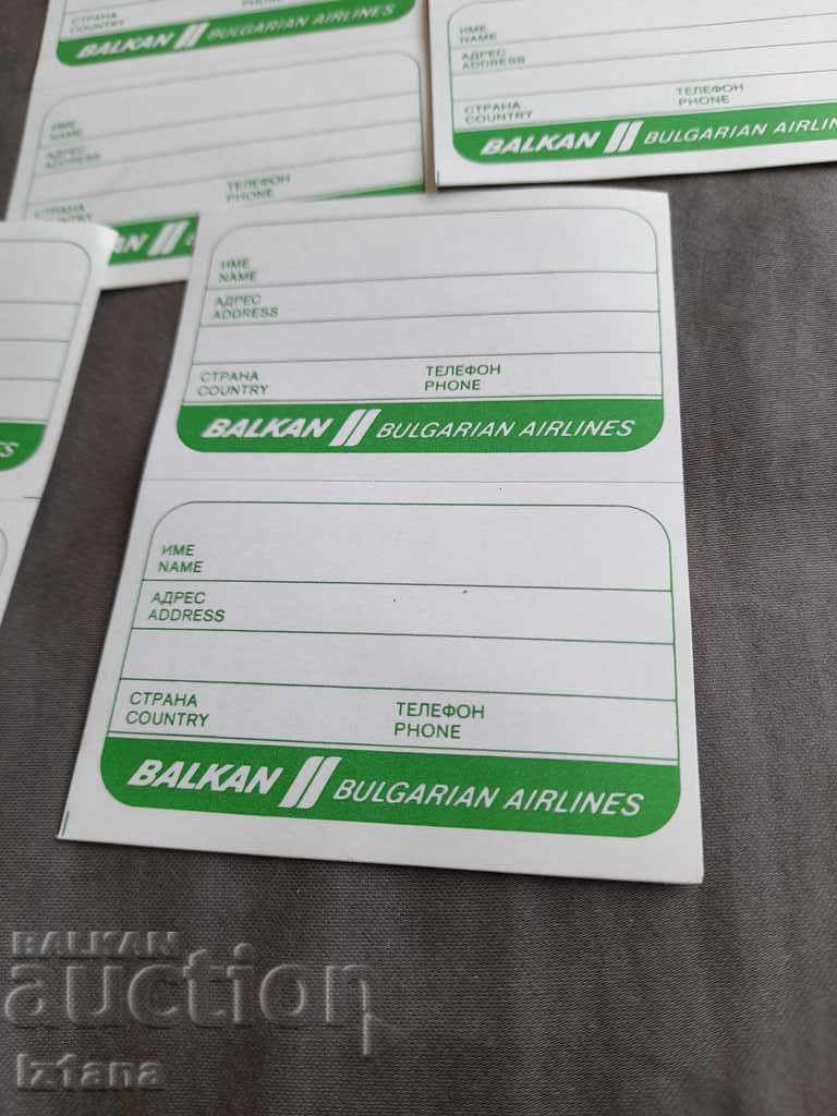 Luggage label BGA Balkan, Balkan with price 20.00 BGN | € 10.23