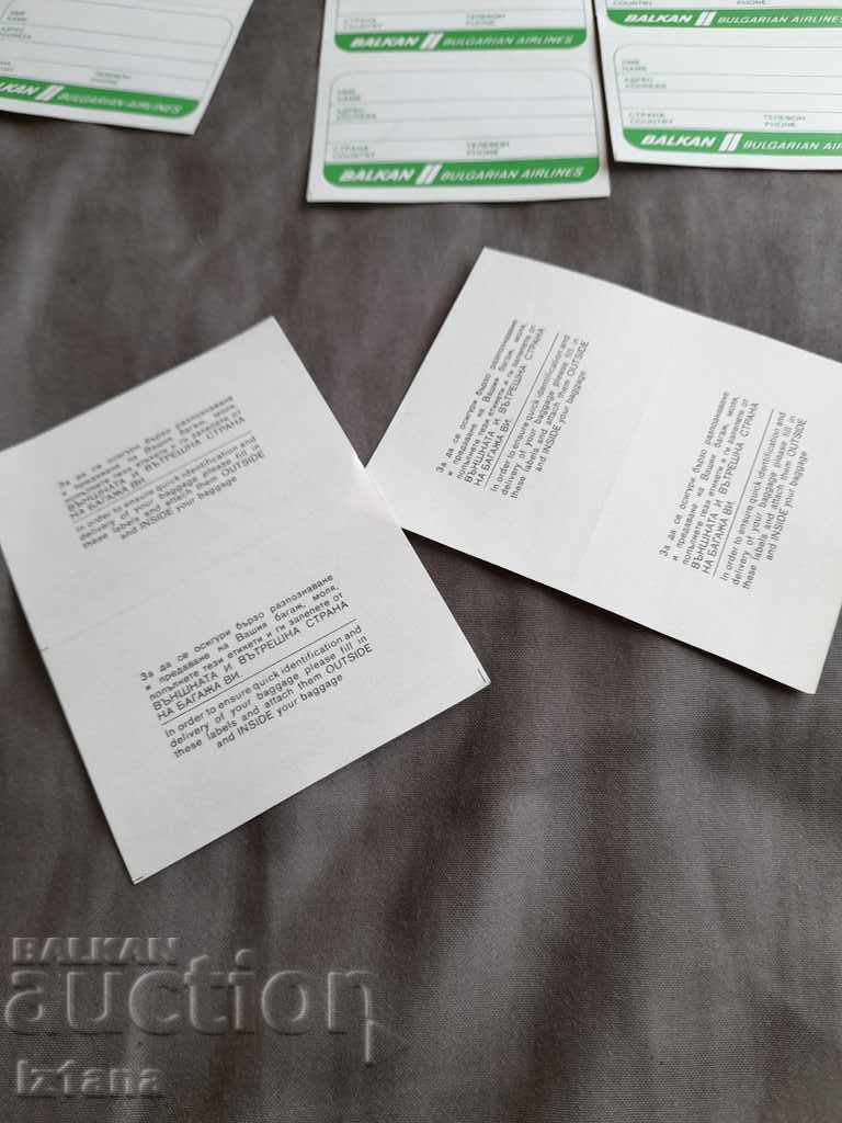 Auction  Luggage label BGA Balkan, Balkan