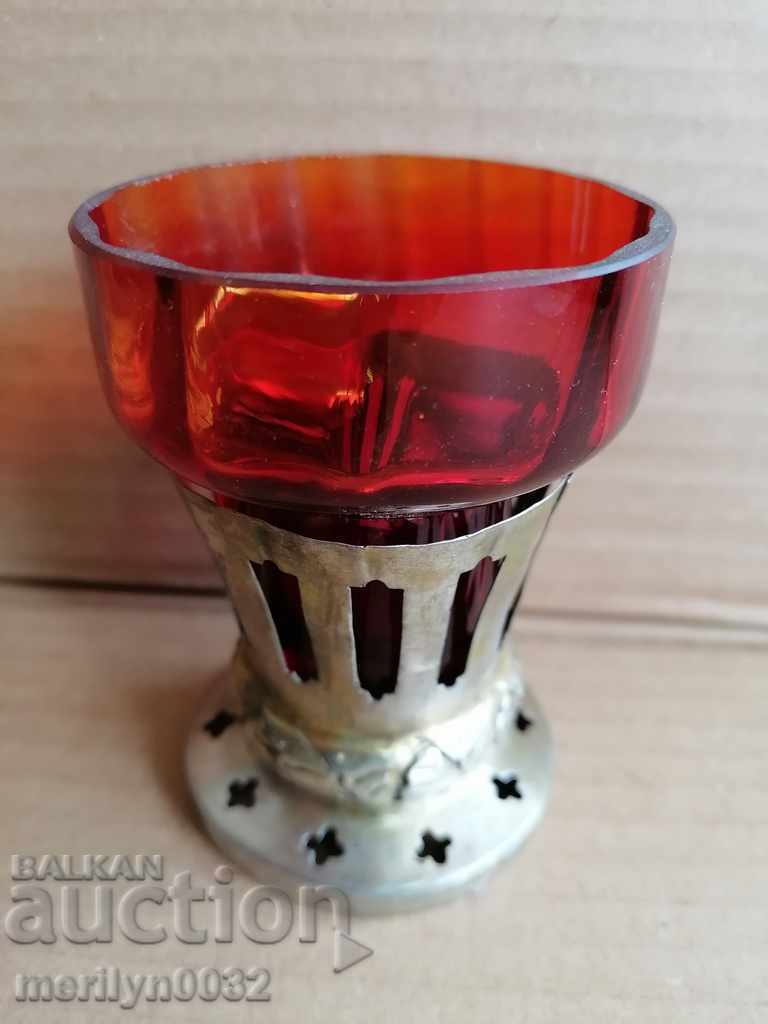 Lampa de masa din argint renascentista cruce de argint - 7 Lampa de masa din argint renascentista cruce de argint - 7