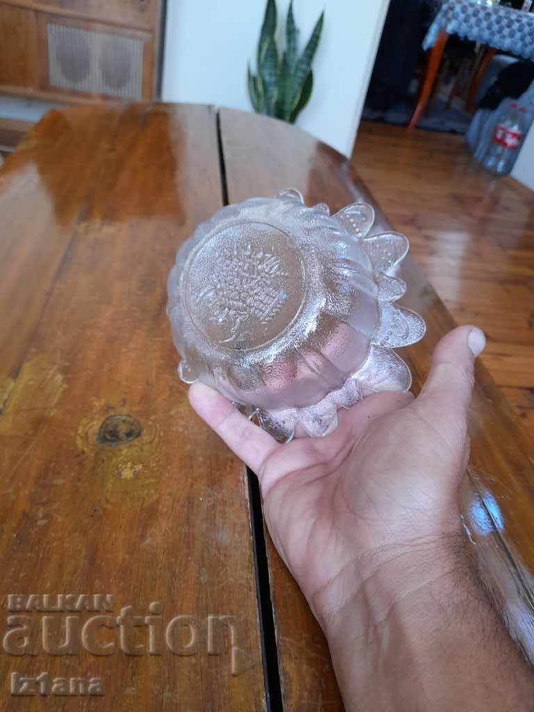 Delivery of Old glass bowl Delivery of Old glass bowl