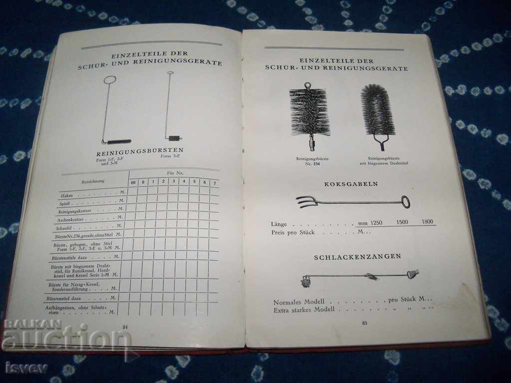 Old German catalog for radiators, boilers and others from 1923. - 7