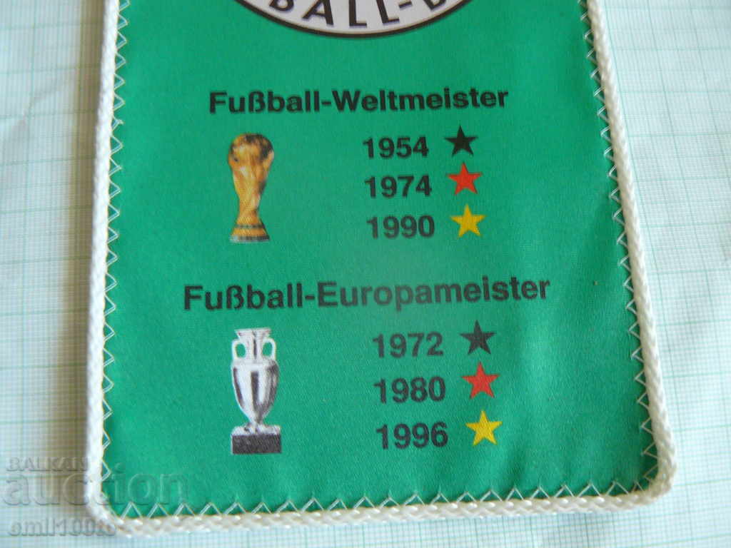 Auction Flag and Badge - DFB Football Federation of Germany Auction Flag and Badge - DFB Football Federation of Germany