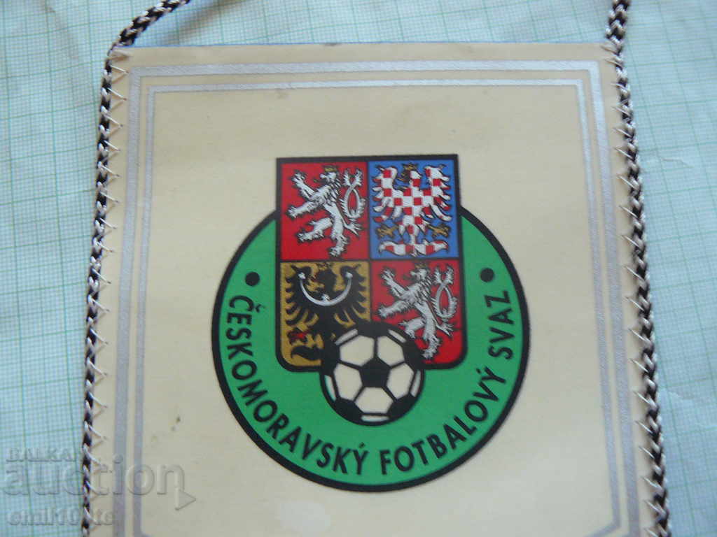 Drapelul Federației de Fotbal din Republica Cehă cu preț 5.00 BGN | € 2.56