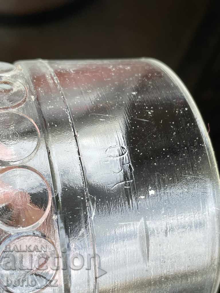 10645. SERVICE 15 LARGE BEER GLASSES SOLID GLASS - 7 10645. SERVICE 15 LARGE BEER GLASSES SOLID GLASS - 7