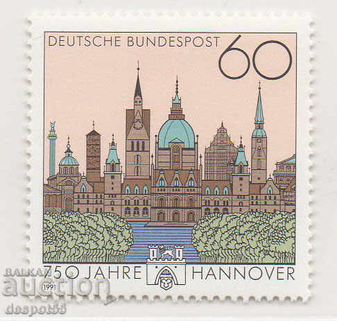1991. GFR. 750 years of the city of Hanover.