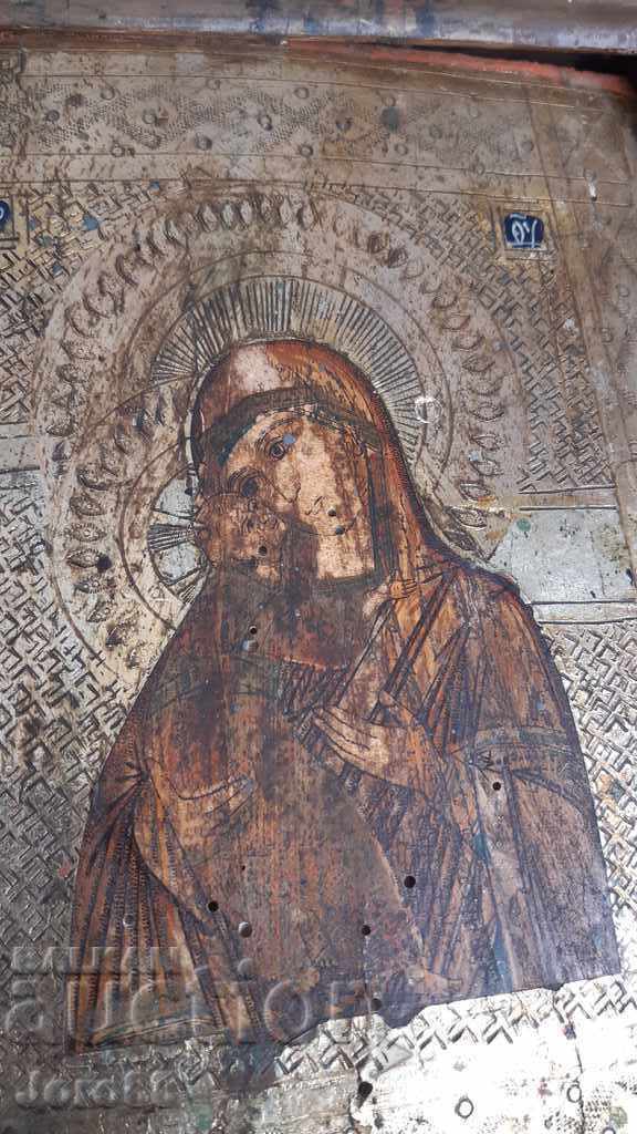 Icon with gilding 19th century. Ancient massive old with price € 450.00 | 880.13 BGN
