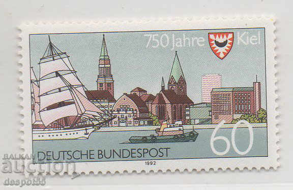 1992. Germany. 750th anniversary of the city of Kiel.
