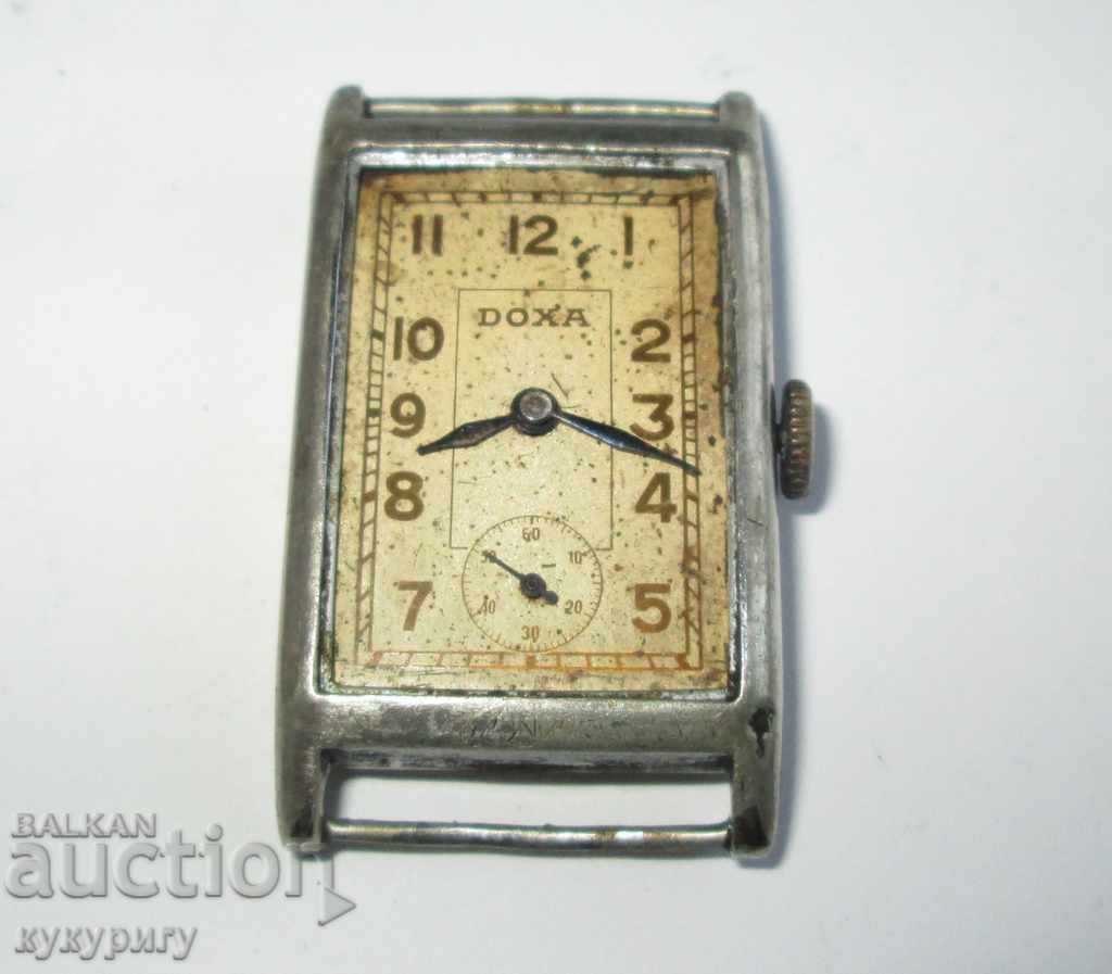 Art Deco стар мъжки ръчен механичен часовник DOXA