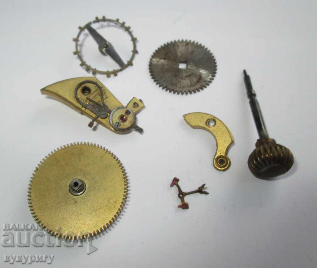 Παράδοση Αποσυναρμολογημένο μηχάνημα για ένα παλιό ρολόι τσέπης HELVETIA Παράδοση Αποσυναρμολογημένο μηχάνημα για ένα παλιό ρολόι τσέπης HELVETIA