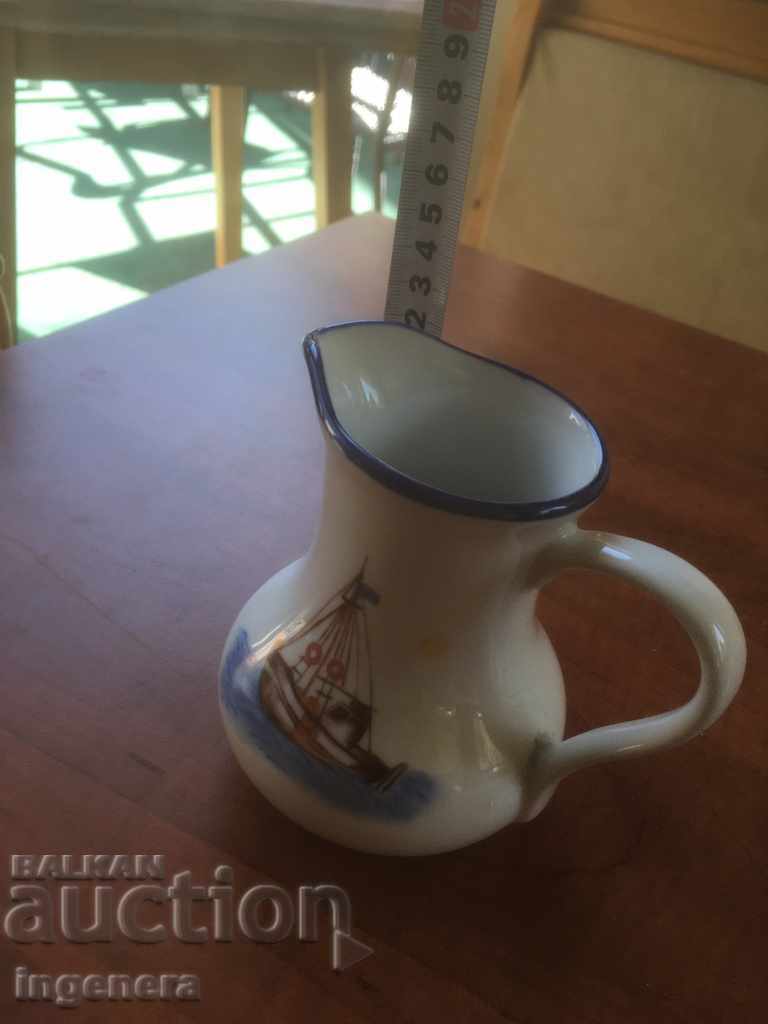 PORCELAIN KETTLE JUG with price 9.00 BGN | € 4.60 PORCELAIN KETTLE JUG with price 9.00 BGN | € 4.60