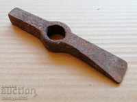 Old carpenter's hammer, tool, pickaxe