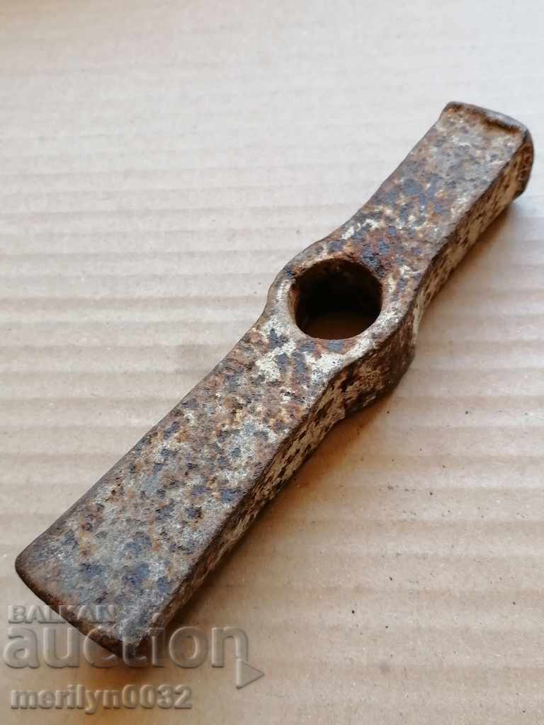 Old carpenter's hammer, tool, pickaxe with price 36.00 BGN | € 18.41 Old carpenter's hammer, tool, pickaxe with price 36.00 BGN | € 18.41