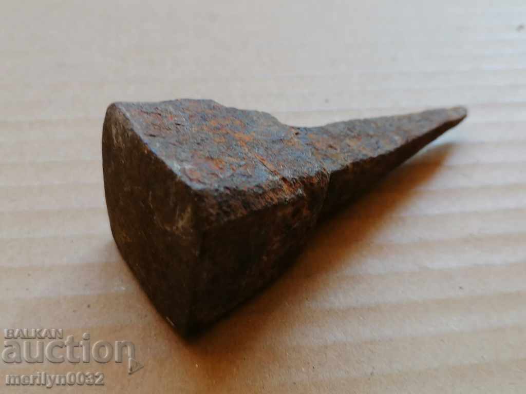 An old anvil for hair sticking, wrought iron - 5 An old anvil for hair sticking, wrought iron - 5