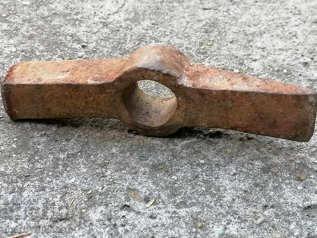 Delivery of Old carpenter's hammer, tool, pickaxe Delivery of Old carpenter's hammer, tool, pickaxe
