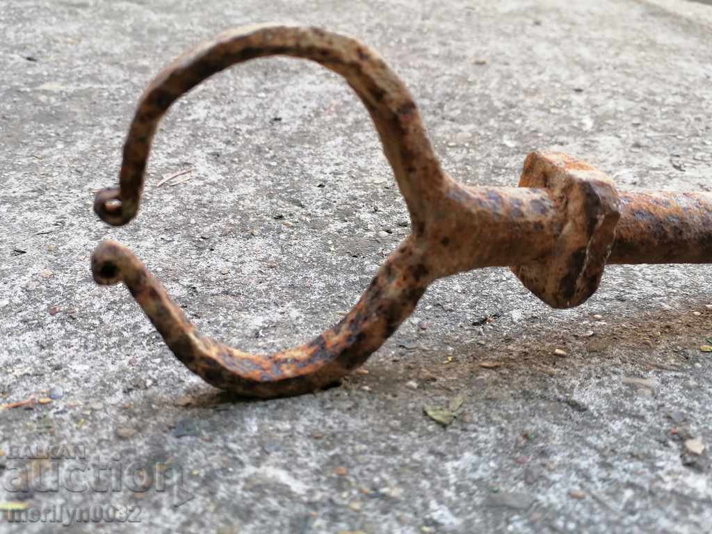 Wrought wedge for an ox team, wrought iron, nail with price 43.00 BGN | € 21.99 Wrought wedge for an ox team, wrought iron, nail with price 43.00 BGN | € 21.99