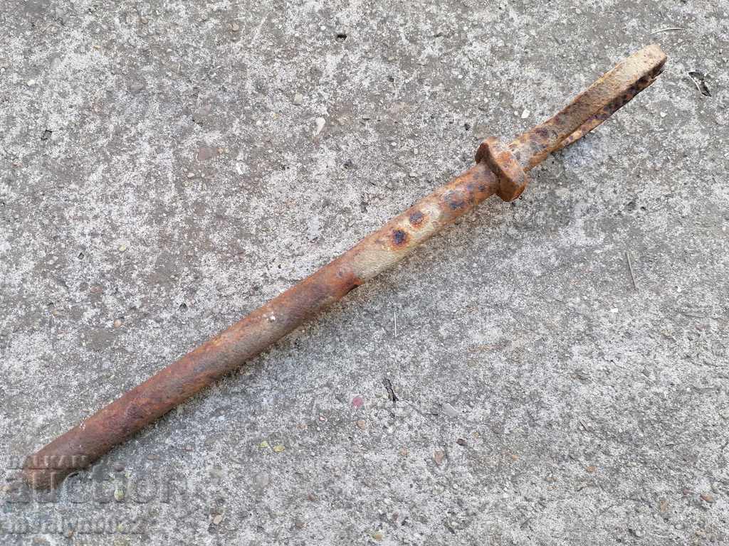 Wrought wedge for an ox team, wrought iron, nail - 5 Wrought wedge for an ox team, wrought iron, nail - 5