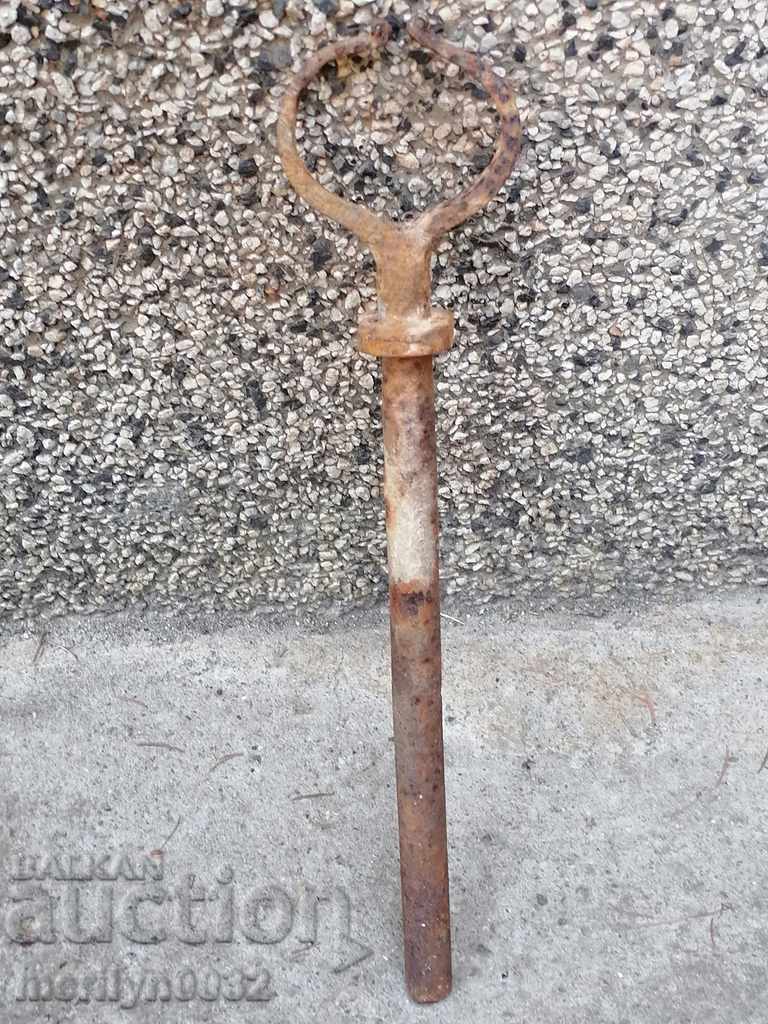 Wrought wedge for an ox team, wrought iron, nail - 6 Wrought wedge for an ox team, wrought iron, nail - 6