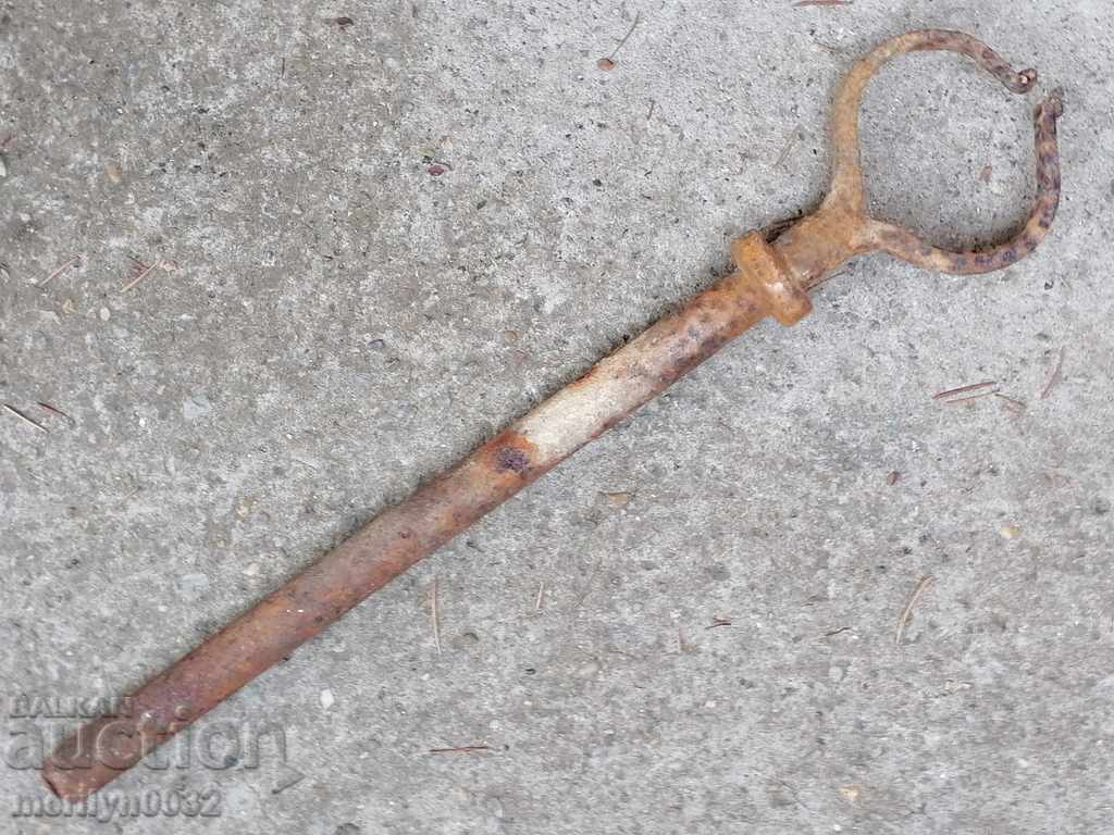 Wrought wedge for an ox team, wrought iron, nail - 7 Wrought wedge for an ox team, wrought iron, nail - 7