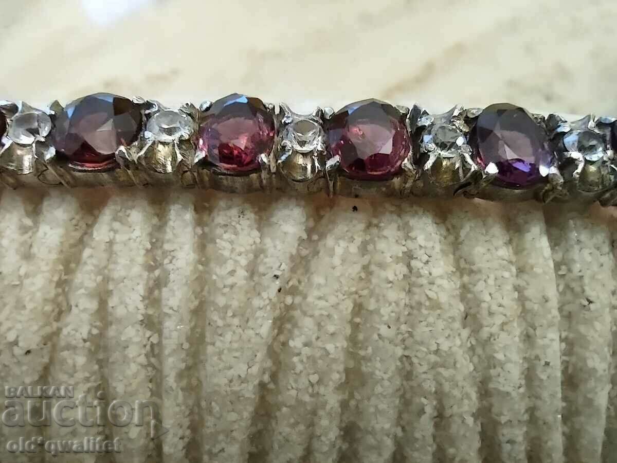 Fantastic BRACELET, white Sapphires and Tourmaline SILVER Fantastic BRACELET, white Sapphires and Tourmaline SILVER