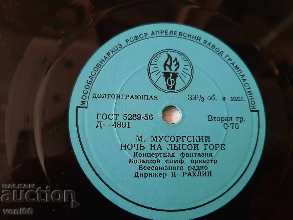 Delivery of Gramophone record - Medium format Classic Delivery of Gramophone record - Medium format Classic