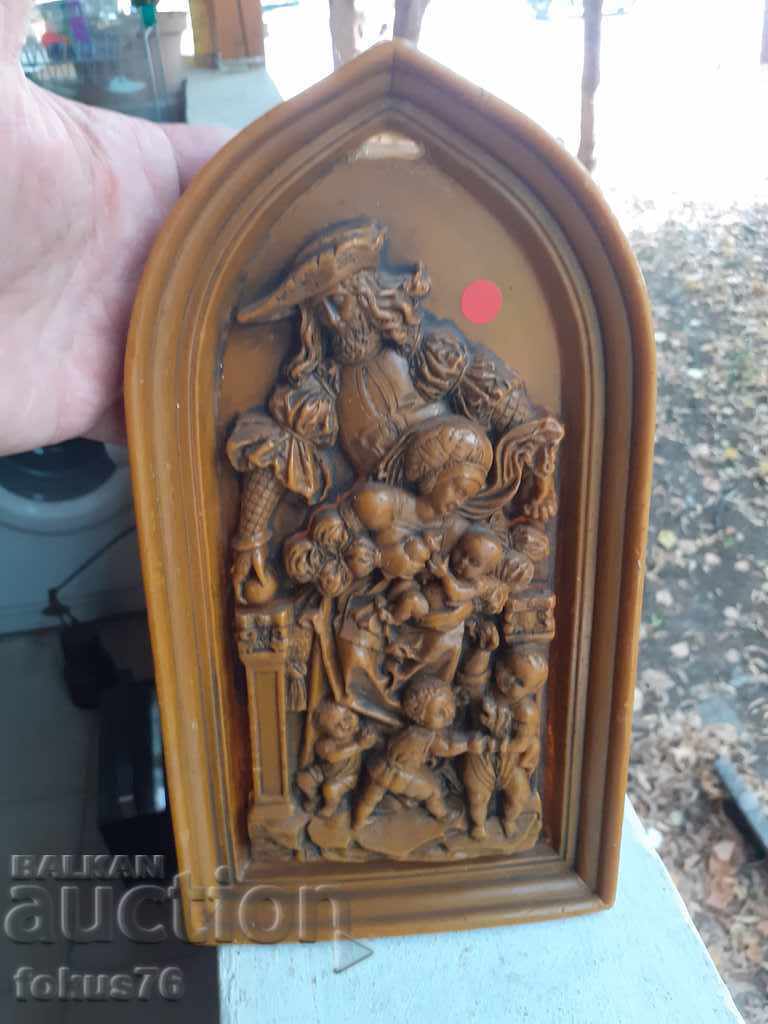 Auction Embossed wax wall panel Auction Embossed wax wall panel