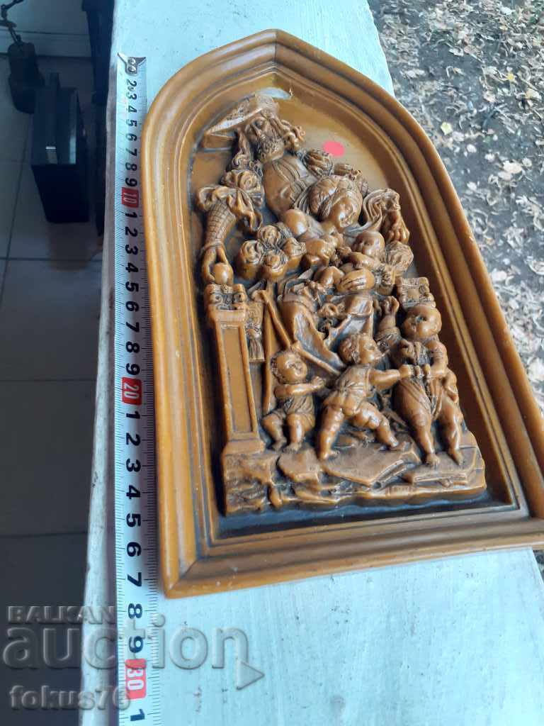 Embossed wax wall panel - 7 Embossed wax wall panel - 7