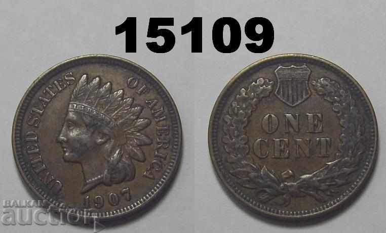 United States 1 cent 1907 coin