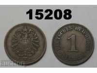Germania 1 cent 1886 A XF + / AU Excelent