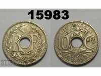 Franța 10 cenți 1923 monedă excelentă