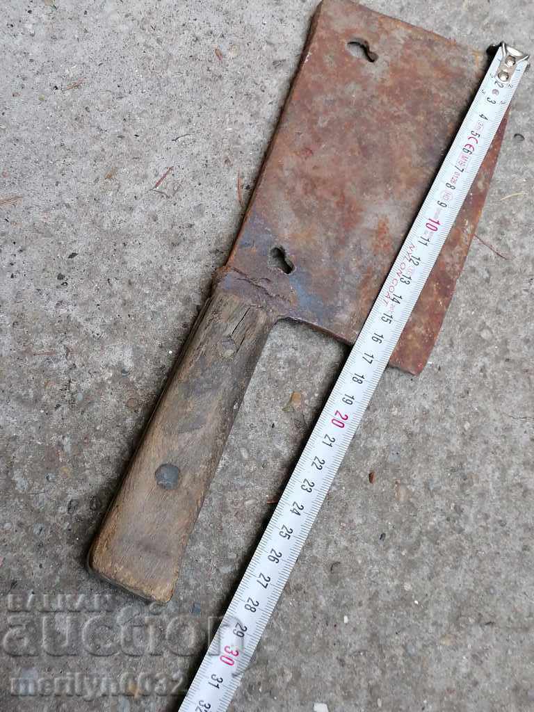 Satyr, axe, knife, wrought iron - 5