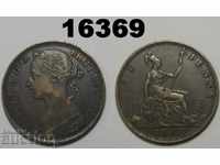 Великобритания 1 пени 1893 XF Отлична монета