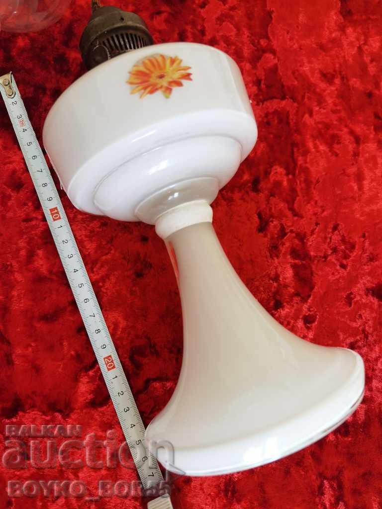 Ancient Royal Gas lamp - Bronze and Frosted Glass - 19th century - 6 Ancient Royal Gas lamp - Bronze and Frosted Glass - 19th century - 6