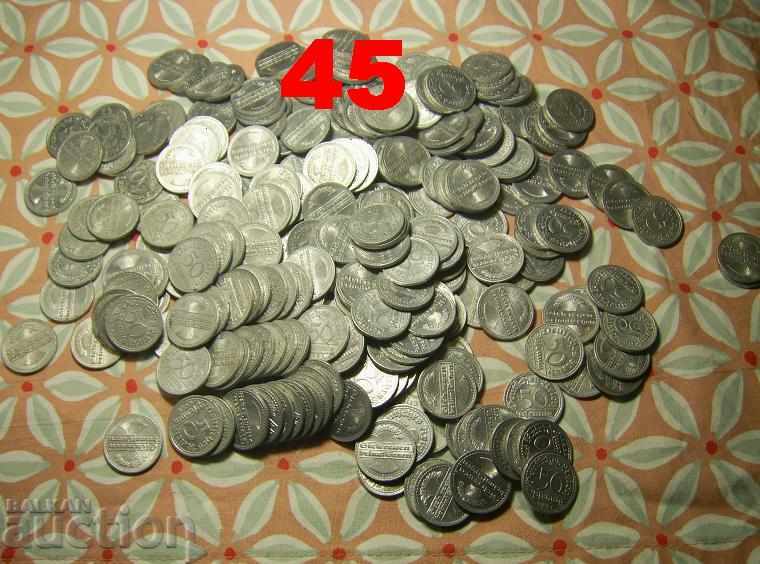 Germania 250 x 50 pfennigs 1920 1921 1922 monede