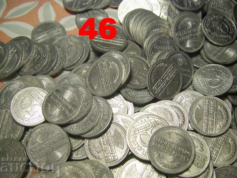 Germany 300 x 50 pfennigs 1920 1921 1922 coins - 5 Germany 300 x 50 pfennigs 1920 1921 1922 coins - 5