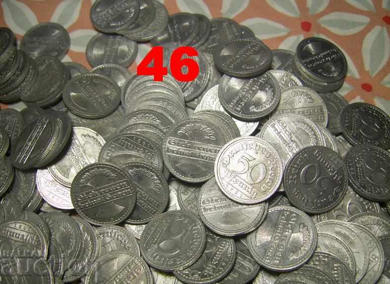 Germany 300 x 50 pfennigs 1920 1921 1922 coins - 7 Germany 300 x 50 pfennigs 1920 1921 1922 coins - 7