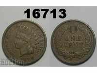 САЩ 1 цент 1890 XF монета
