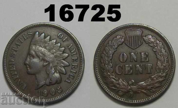 United States 1 cent 1903 coin