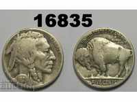United States Buffalo 5 cent 1925 D coin