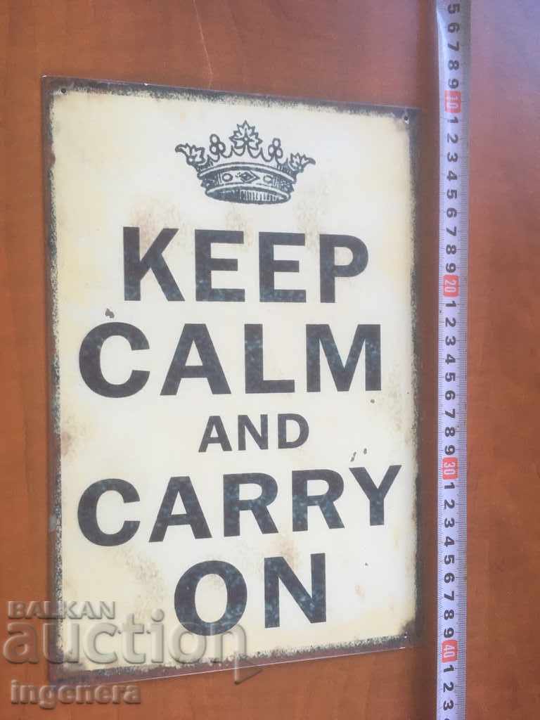 Auction PLATE PLATE METAL POWDER PAINTED ADVERTISING Auction PLATE PLATE METAL POWDER PAINTED ADVERTISING