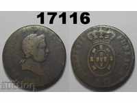 Portugalia 40 zbor 1827 Monedă rară