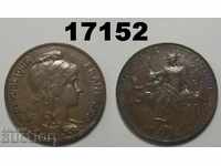 Franța 10 centimes 1904 XF + Monedă excelentă