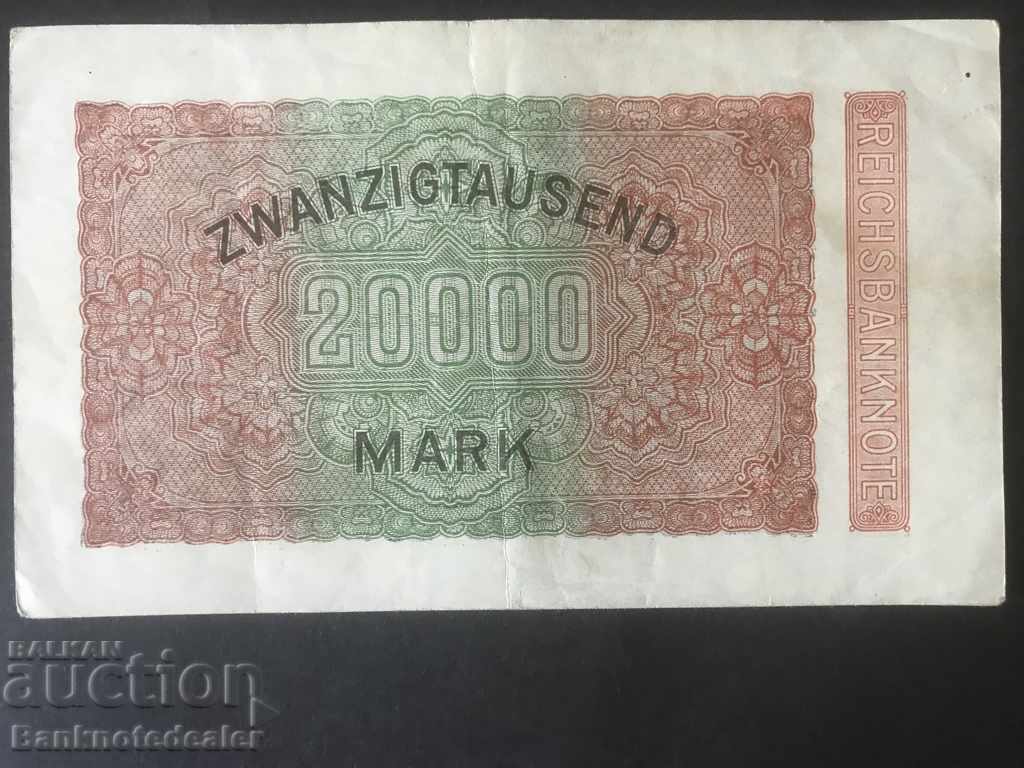 Germany 20000 Mark 1923 Reichsbank Pick 85b RND with price 3.00 BGN | € 1.53 Germany 20000 Mark 1923 Reichsbank Pick 85b RND with price 3.00 BGN | € 1.53