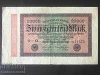 Germany 20000 Mark 1923 Reichsbank Pick 85b OXX