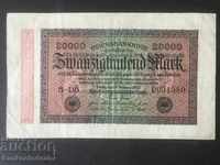 Germany 20000 Mark 1923 Reichsbank Pick 85b BDB