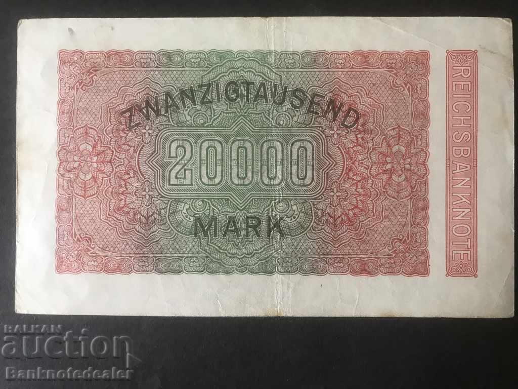 Germany 20000 Mark 1923 Reichsbank Pick 85b BDK with price 3.00 BGN | € 1.53 Germany 20000 Mark 1923 Reichsbank Pick 85b BDK with price 3.00 BGN | € 1.53