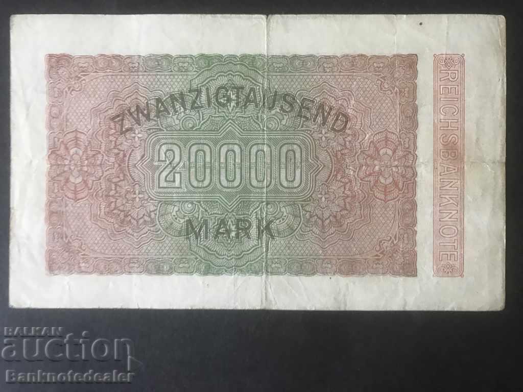 Germany 20000 Mark 1923 Reichsbank Pick 85b HBW with price 3.00 BGN | € 1.53 Germany 20000 Mark 1923 Reichsbank Pick 85b HBW with price 3.00 BGN | € 1.53