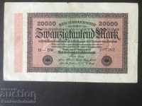 Germany 20000 Mark 1923 Reichsbank Pick 85b HBW