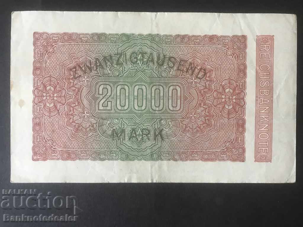 Germany 20000 Mark 1923 Reichsbank Pick 85b OBW with price 3.00 BGN | € 1.53 Germany 20000 Mark 1923 Reichsbank Pick 85b OBW with price 3.00 BGN | € 1.53